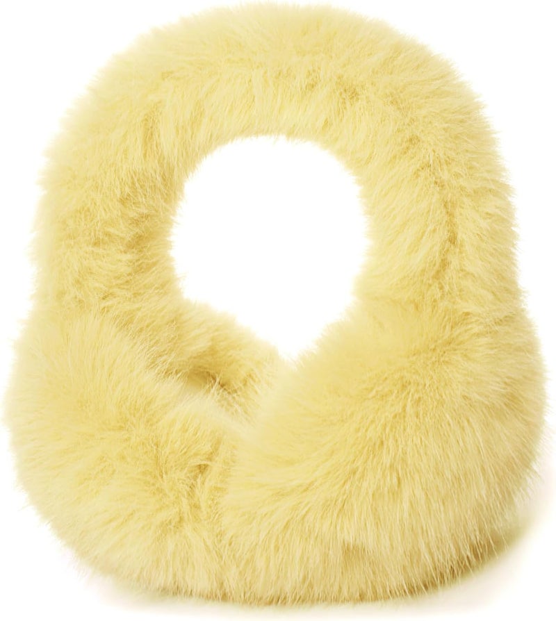 Mottico Winter Ear muffs for Women Men, Fluffy Ear Warmer with Thick Faux Ear Covers, Foldable for Convenience! - Image 1